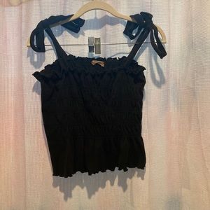 Black, elastic fit body material